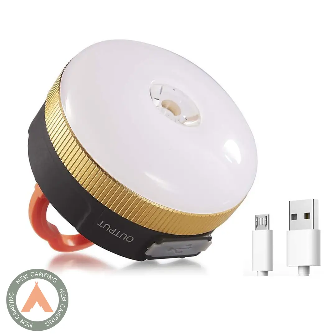 چراغ شارژی چادر مدل 3W+9 LED - Image 5