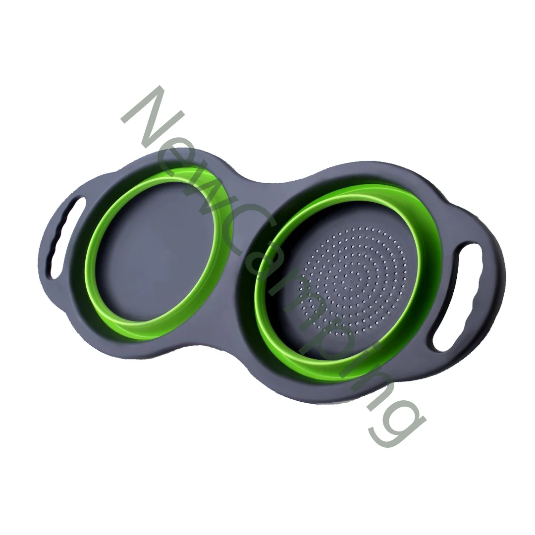 آبکش سلیکونی دوقلو تاشو مدل M-74 - Image 4
