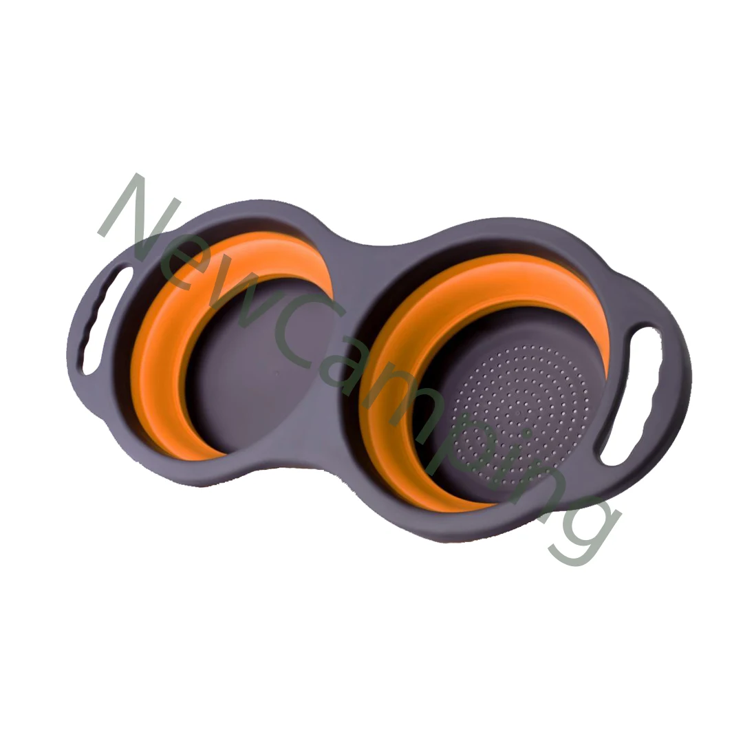 آبکش سلیکونی دوقلو تاشو مدل M-74 - Image 5
