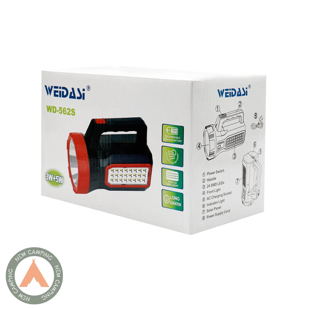 چراغ قوه دستی ویداسی مدل WD-562s