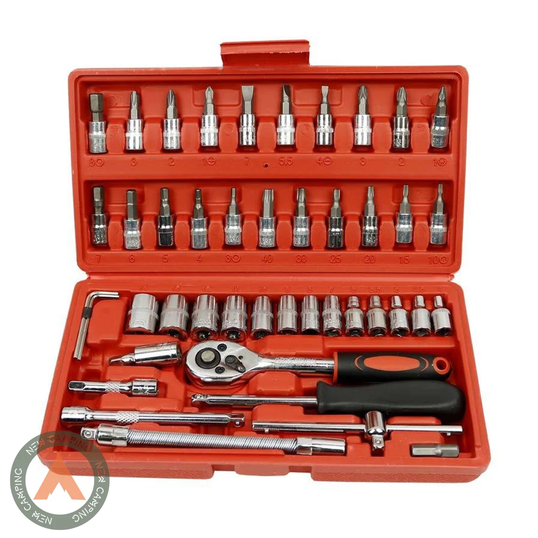 جعبه آچار بکس 46تکه مدل CR-V درایور 1/4 اینچ - Image 6