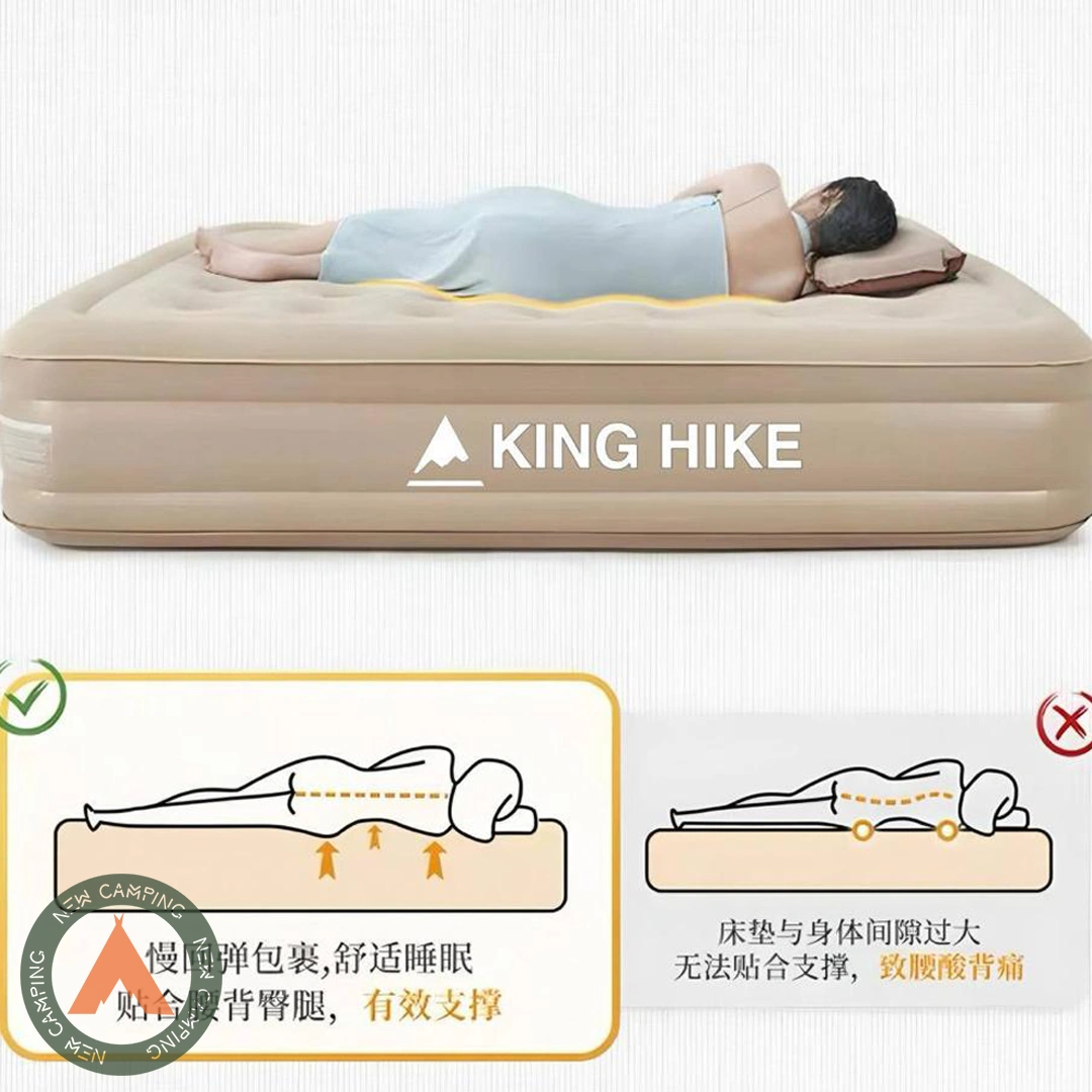 تشک بادی اتوماتیک 2نفره KING HIKE مدل HK04 - Image 5