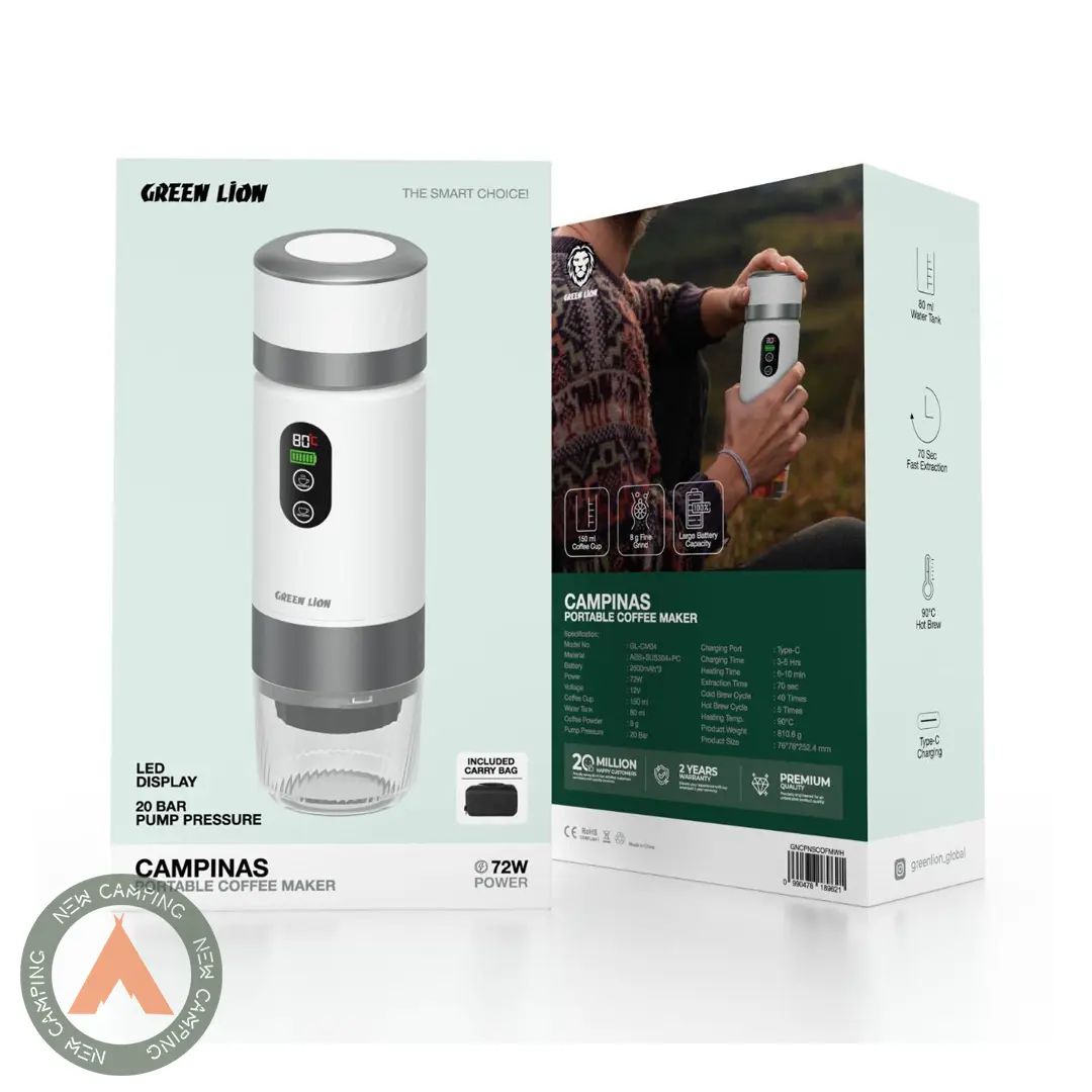 قهوه ساز شارژی Green Lion مدل Campinas 80ml - Image 6