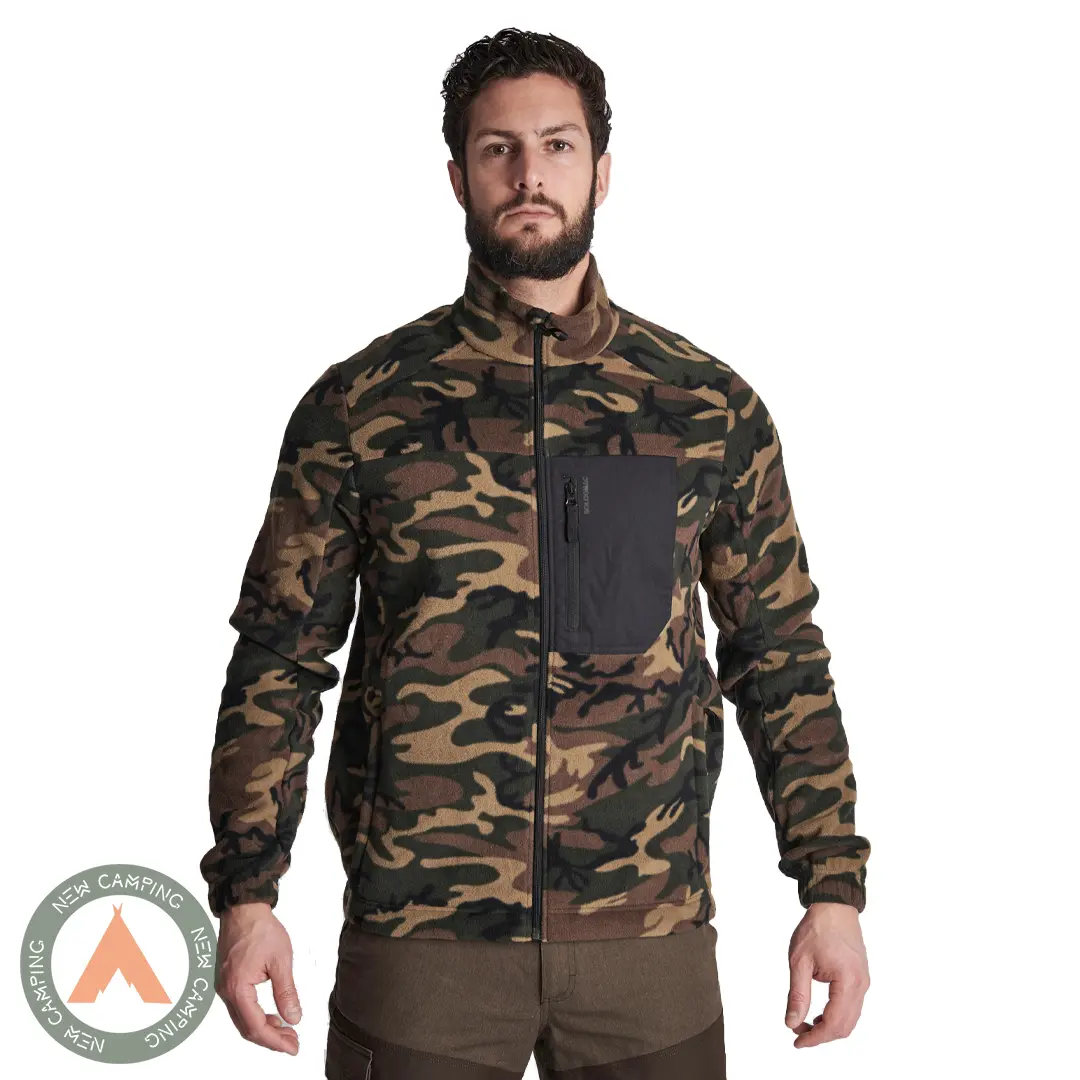 پلار تمام زیپ مردانه SOLOGNAC مدل FLEECE 500