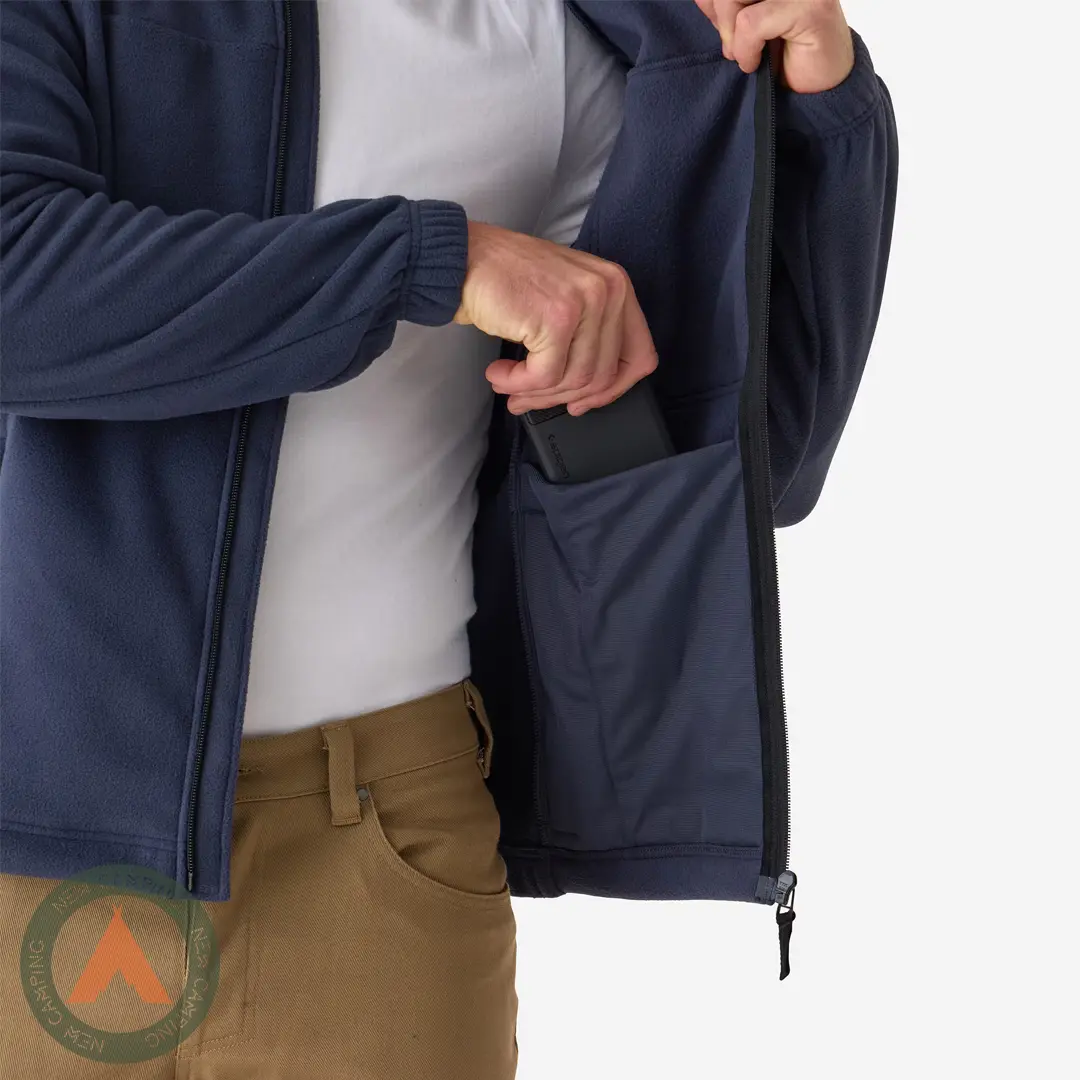 پلار تمام زیپ مردانه SOLOGNAC مدل FLEECE 500 - Image 8