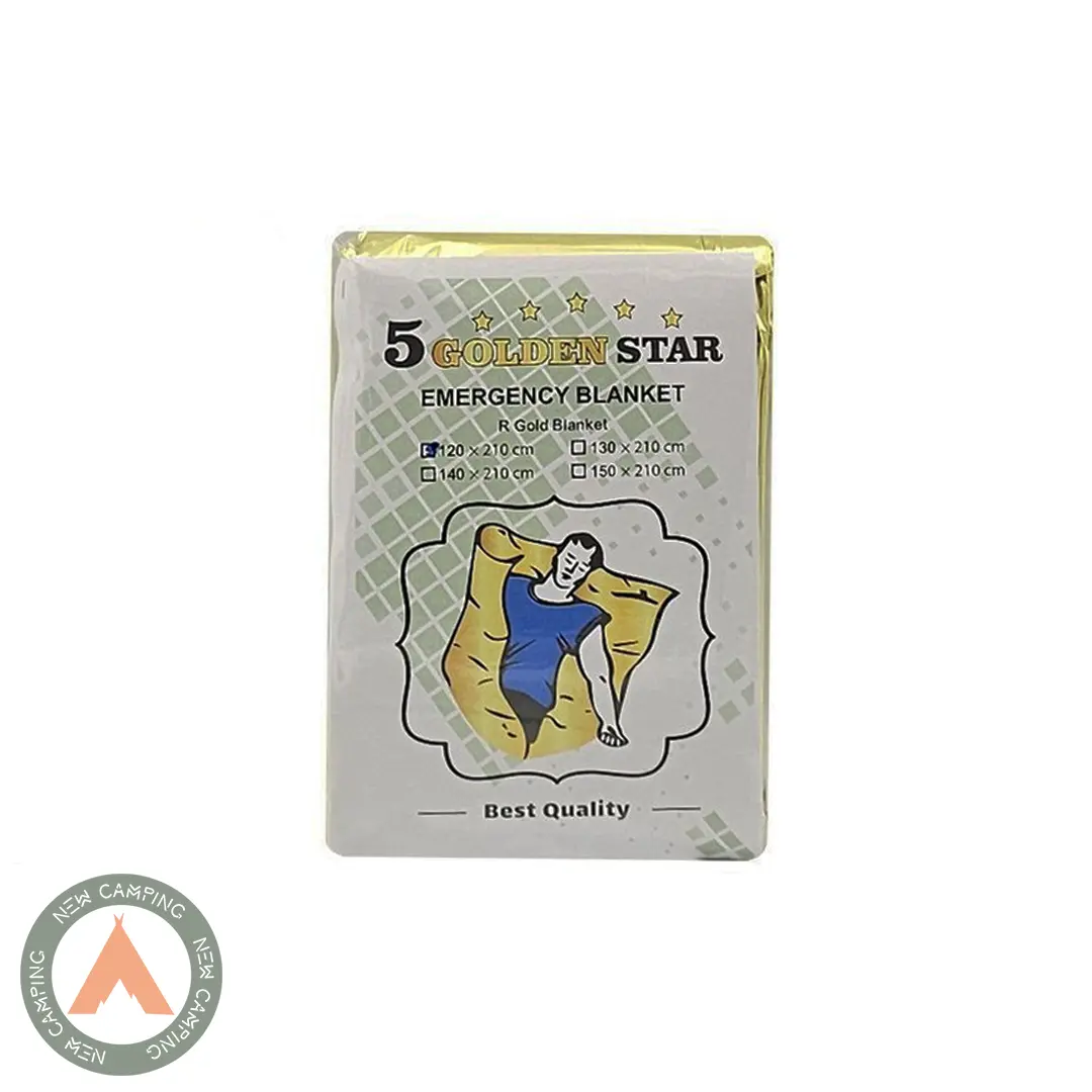 پتو نجات Golden Star دو طرفه 120*210 cm - Image 6
