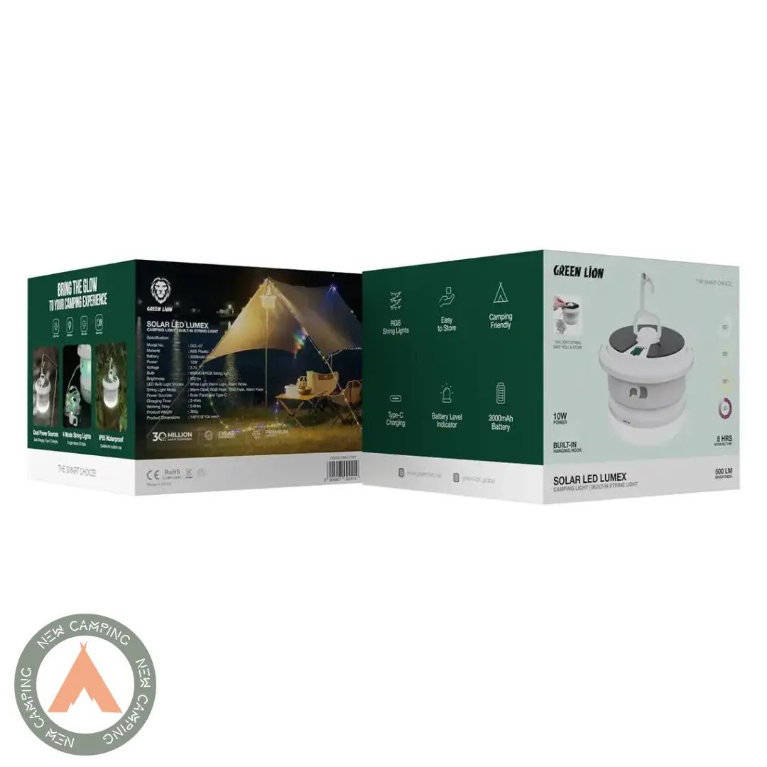 چراغ و ریسه خورشیدی Green Lion مدل GCL-07